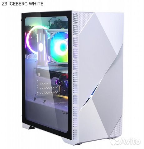 Корпус Zalman Z3 Iceberg Miditower Без бп белый, Z