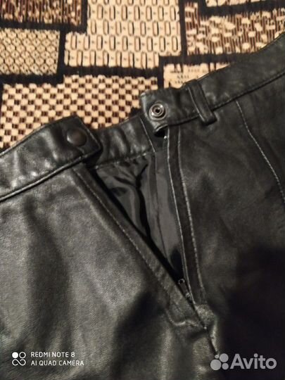 Шорты кожаные женские