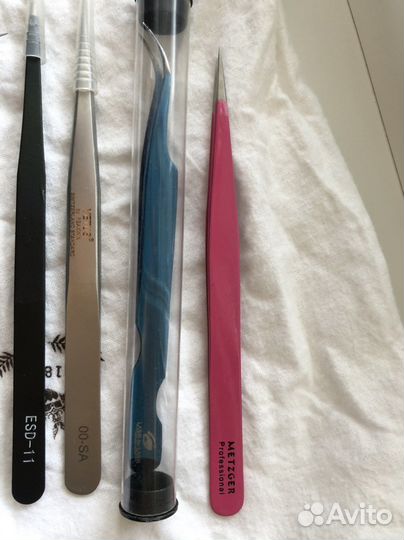 Пинцеты для наращивания ресниц