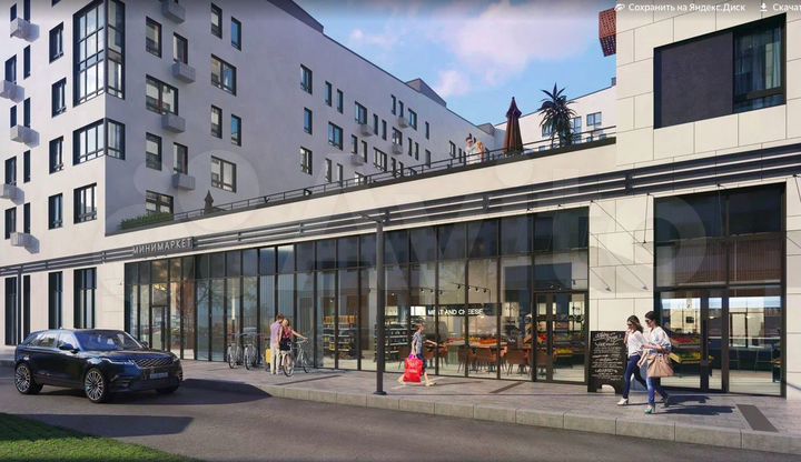 Помещение 37.9 м², рядом с супермаркетом, 1 линия