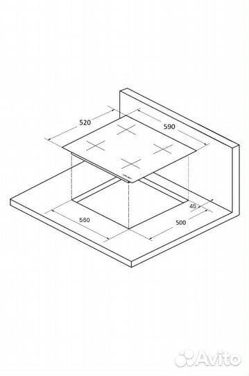 Индукционная Варочная панель новая