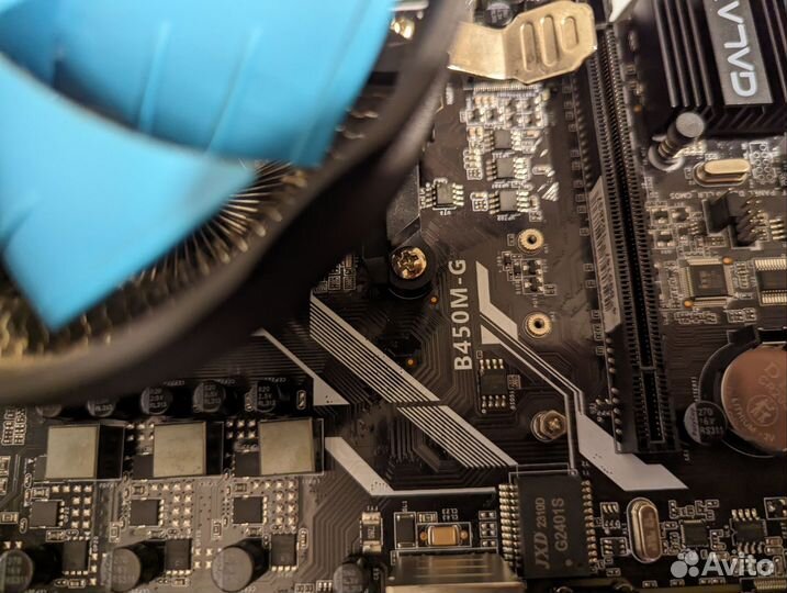 Материнская плата + Ryzen 3100 + 16 GB + кулер