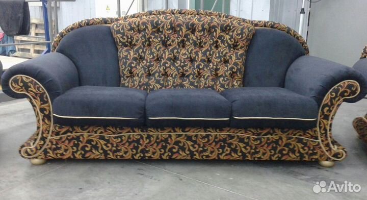 Перетяжка и замена обивки кресел из ткани