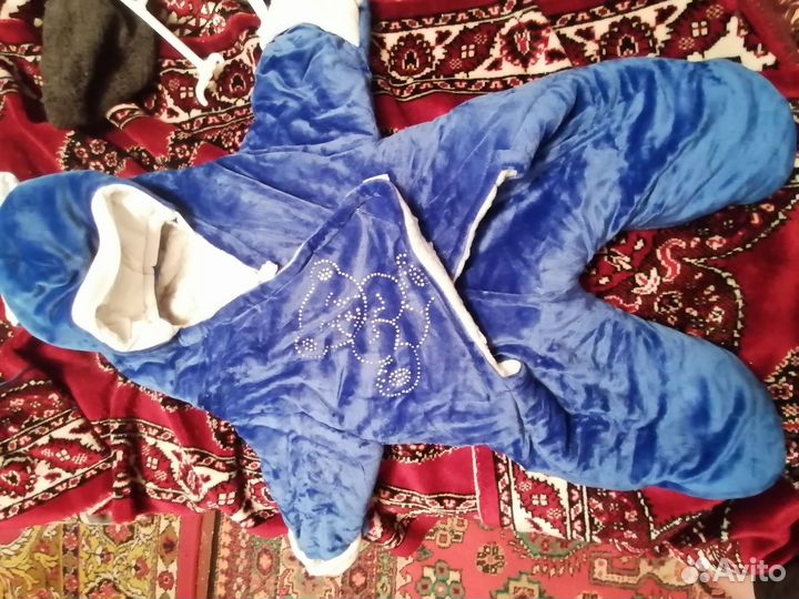 Конверт на выписку для мальчика зима