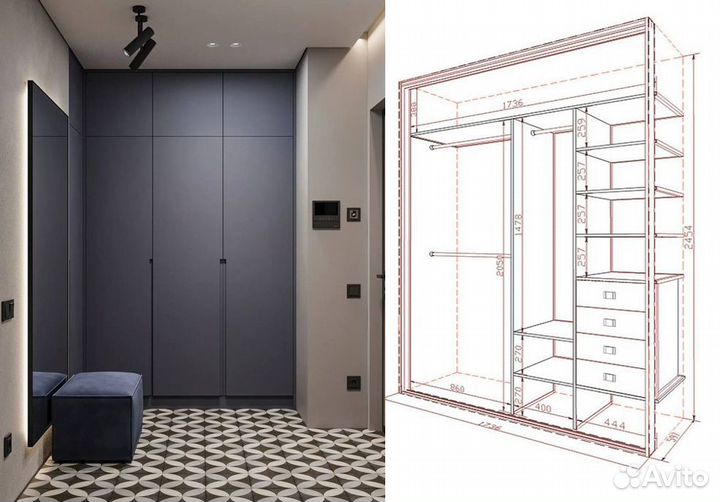 Изготовление шкафов на заказ