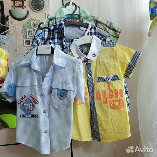 Рубашки 92-98