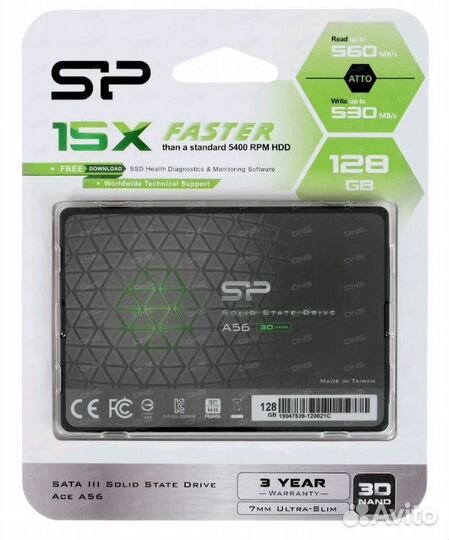 Новый SSD-накопитель Silicon Power Ace A56 128GB