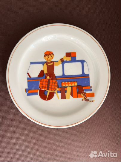 Тарелка ГДР Кольдиц фарфор