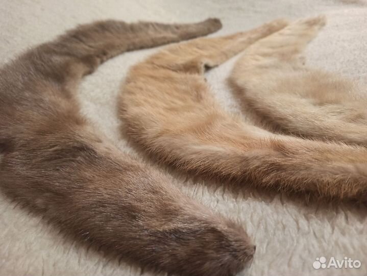 Меховой воротник норка
