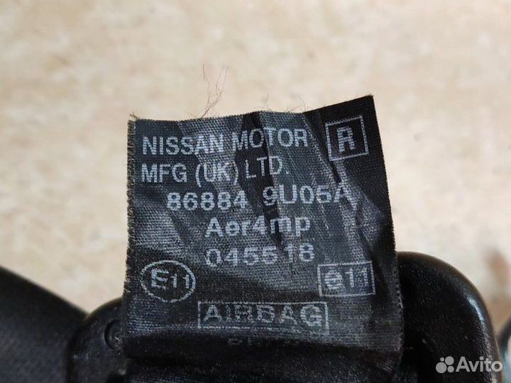 Ремень безопасности передний правый Nissan Note