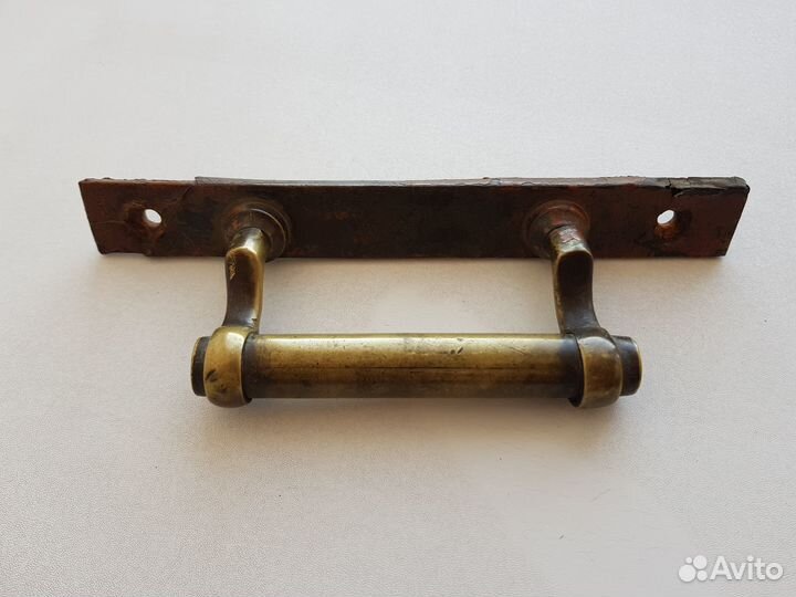 Старинная ручка дверная, оконная. Бронза Царизм
