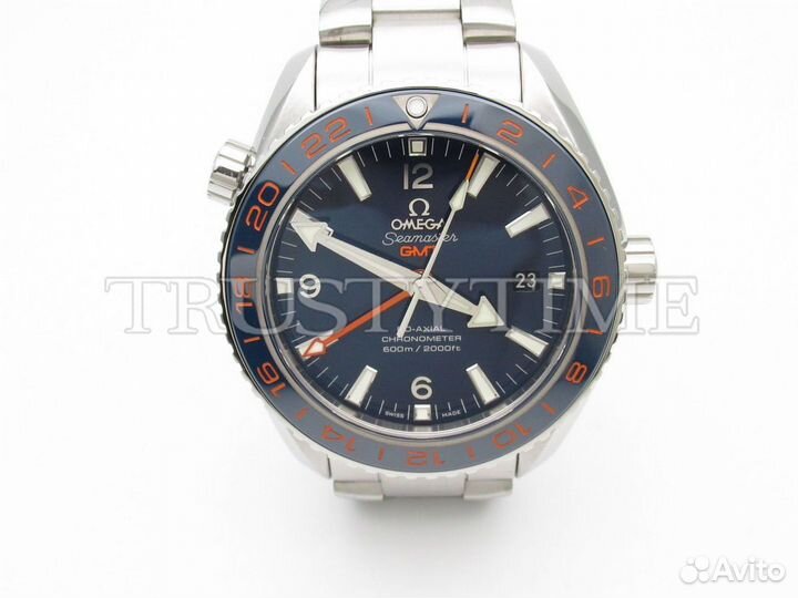 Часы Omega Seamaster Planet Ocean 600m CoAxial Master Chronometer GMT GoodPlanet 43.5mm 232.30.44.22