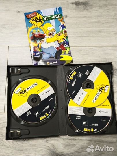 The Simpsons Hit & Run PC DVD-box