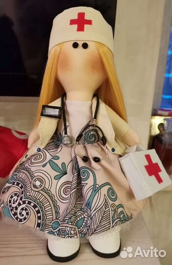 Интерьерная кукла ручной работы