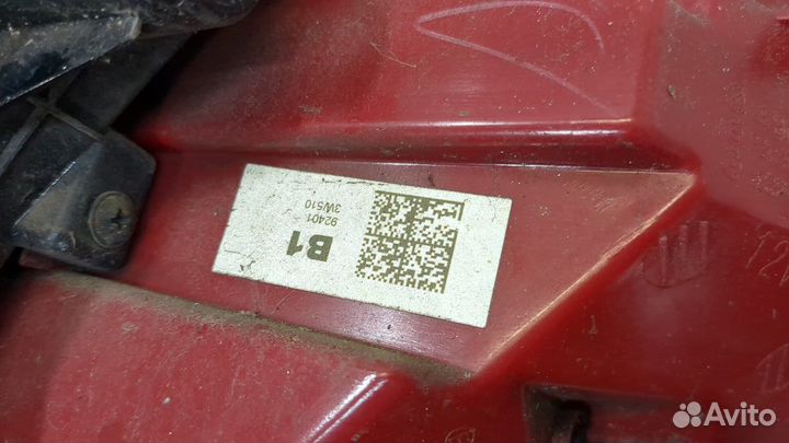 Фонарь (задний) левый киа Sportage, 2015