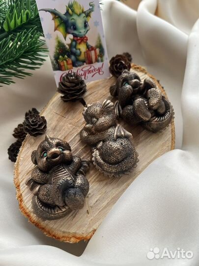 Мыло ручной работы дракон