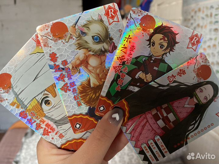 Карточки аниме demon slayer