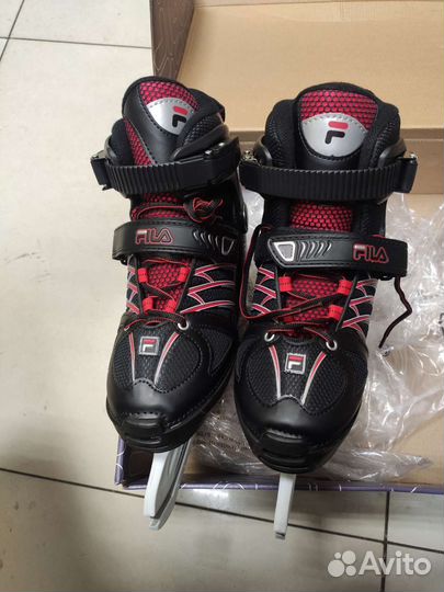 Коньки Fila X-One Ice раздвижные 35-38 Новые