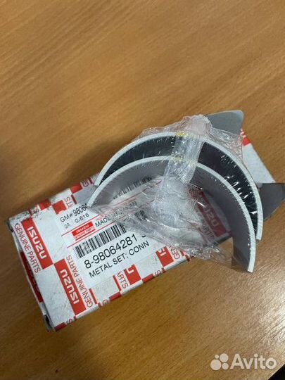 8980642810 Вкладыш шатунный 6нк1, 4нк1 Isuzu