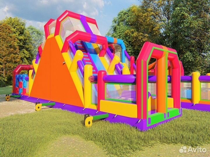Надувной парк, игровая комната для детей