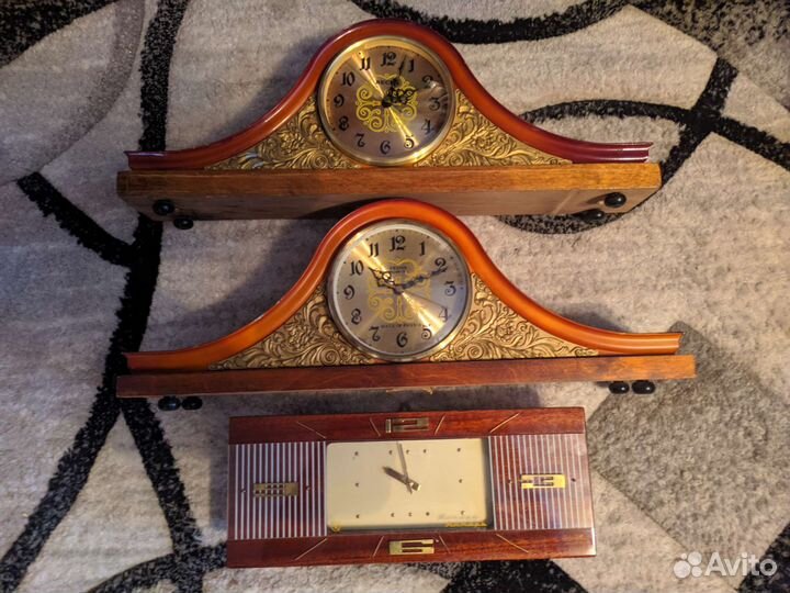 Часы каминные СССР электронномеханические