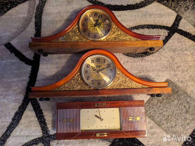 Часы каминные СССР электронномеханические