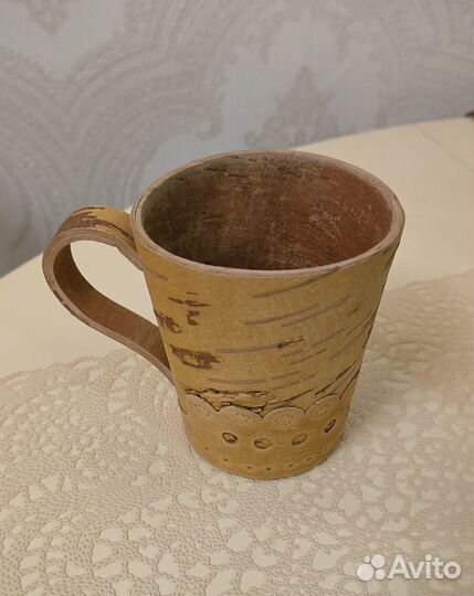 Сувенир Кружка из бересты