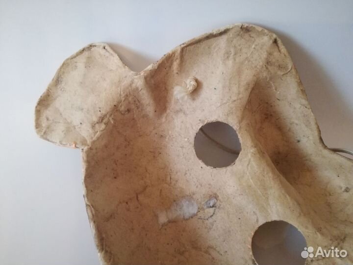 Маска Новогодняя Карнавальная советская Медведь