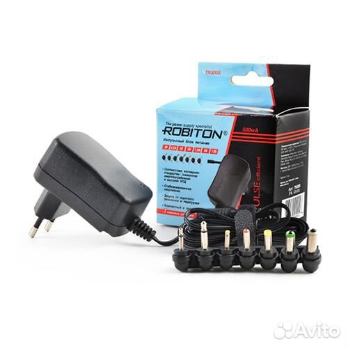 Блок питания robiton TN500S 500мА импульсный BL1