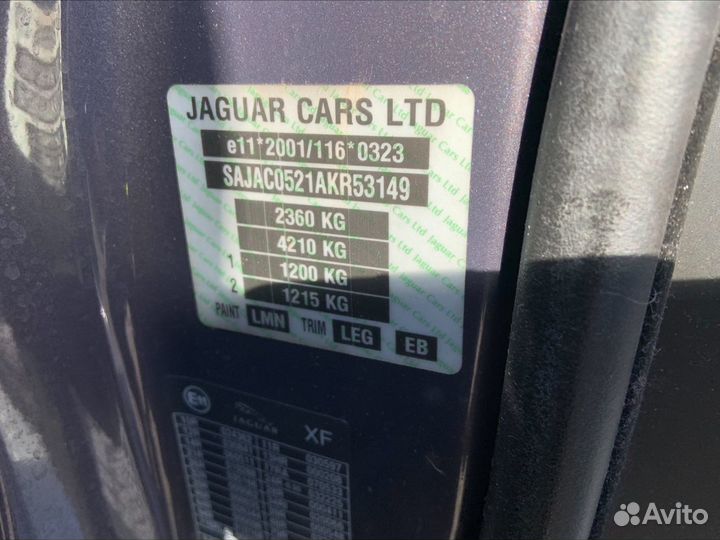 Зеркало наружное правое jaguar XF (X250) 2009