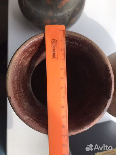 Крынка глиняная керамический кувшин ваза