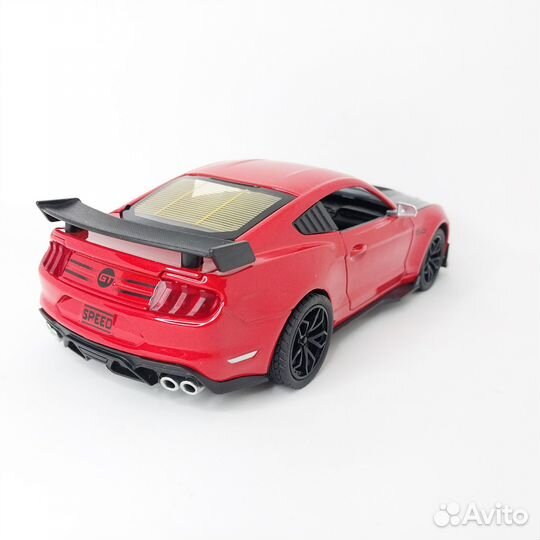Машина металлическая Ford Mustang GT500 красная