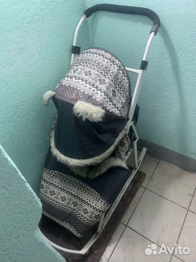 Коляска санки