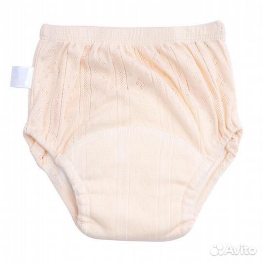 Тренировочные многоразовые трусики бежевые