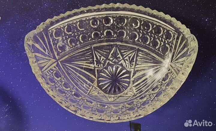 Хрусталь 2 салатника, набор, цена за всё
