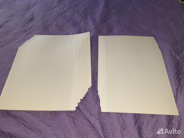 Магнитные листы для альбома на кольцах Brauberg