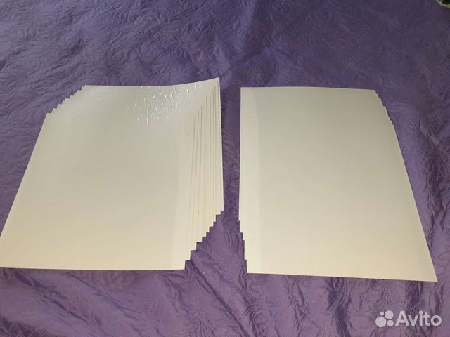 Магнитные листы для альбома на кольцах Brauberg