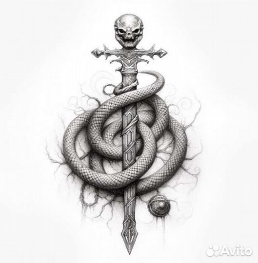 Нарисую эскиз тату