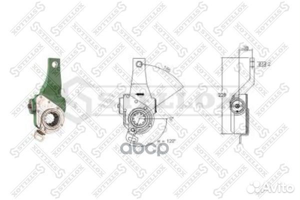 85-04113-SX трещетка автомат., правая передняя