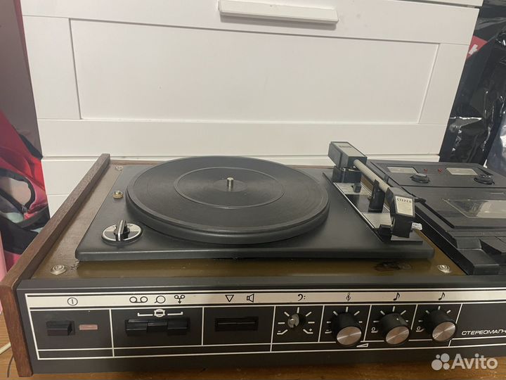 Стереомагнитоэлектрофон россия 325с-1 с колонками