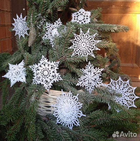 Снежинка новогодний декор