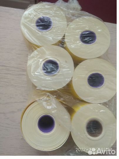 Термолента 38мм с перфорацией шаг76 для термопринт