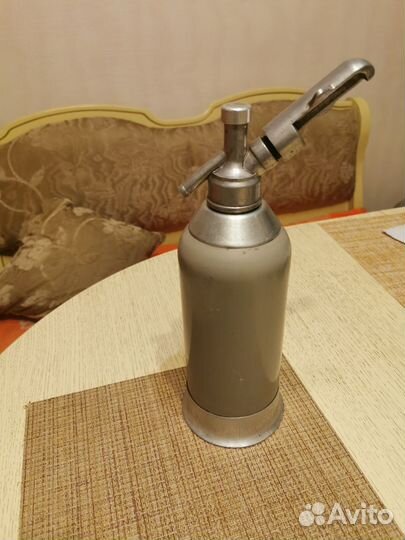 Колба для газирования воды, сифон СССР, новая
