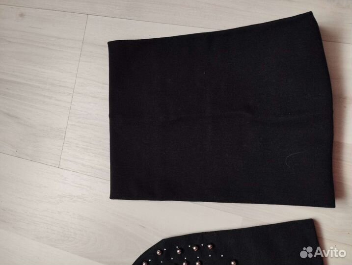 Комплект шапка и снуд для девочки