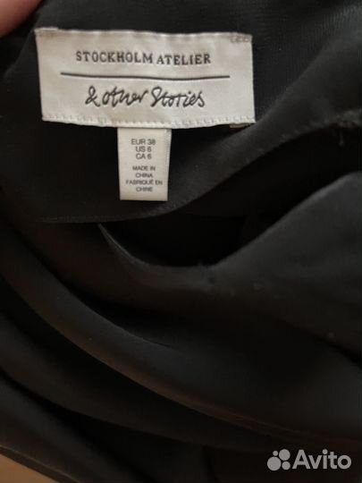 Вечернее атласное платье новое And other stories