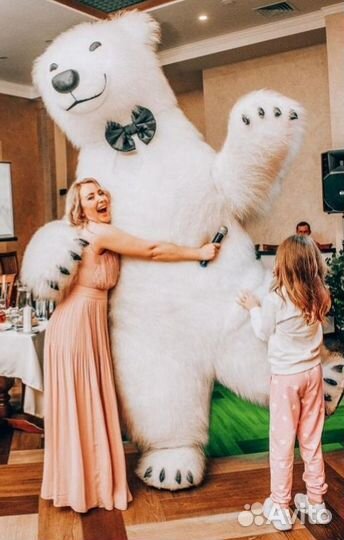 Поздравление.Ростовые куклы.Медведи