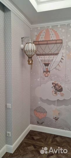 Дизайнерская люстра в детскую бра воздушный шар