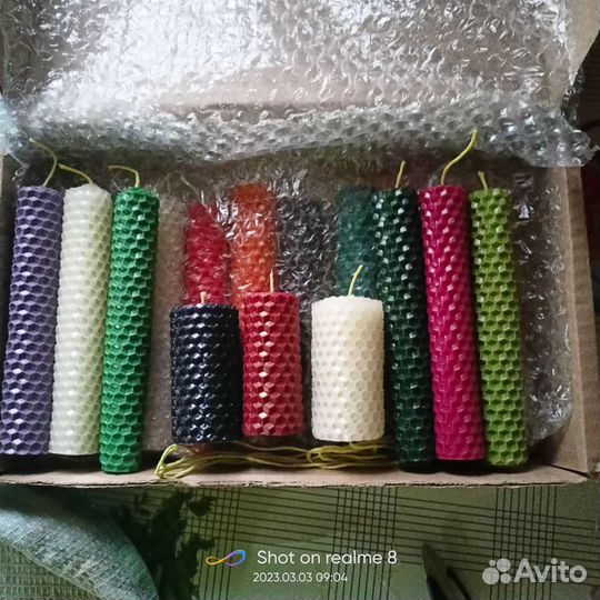 Свечи из вощины