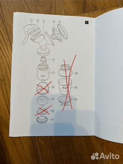 Молокоотсос ручной Philips avent