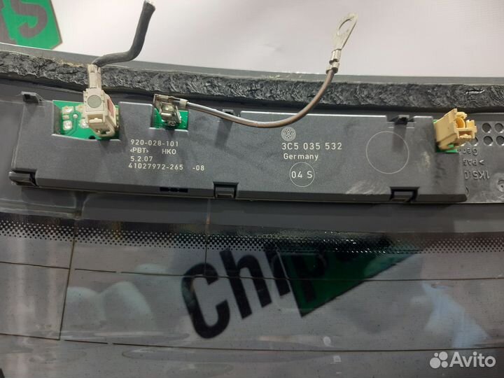 Заднее стекло для Volkswagen Passat B6 в плёнке